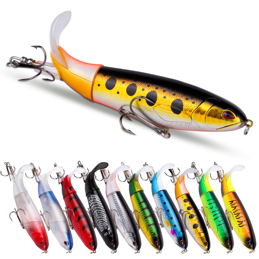 10pcs 1set 13g 10cm Premium Fishing Lure Kit Bass Trout Baits With Propeller Tail Durable Hooks Realistic Action For Freshwater — product image 2