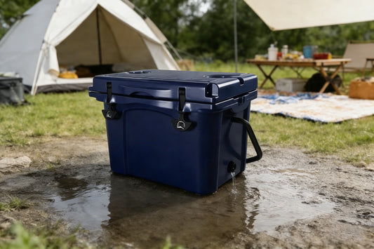 25QT Portable Cooler, Insulated Hard Cooler With Bottle Opener, Cup Holder, Forming Ruler, Travel, Beach, Camping, Fishing — product image 2