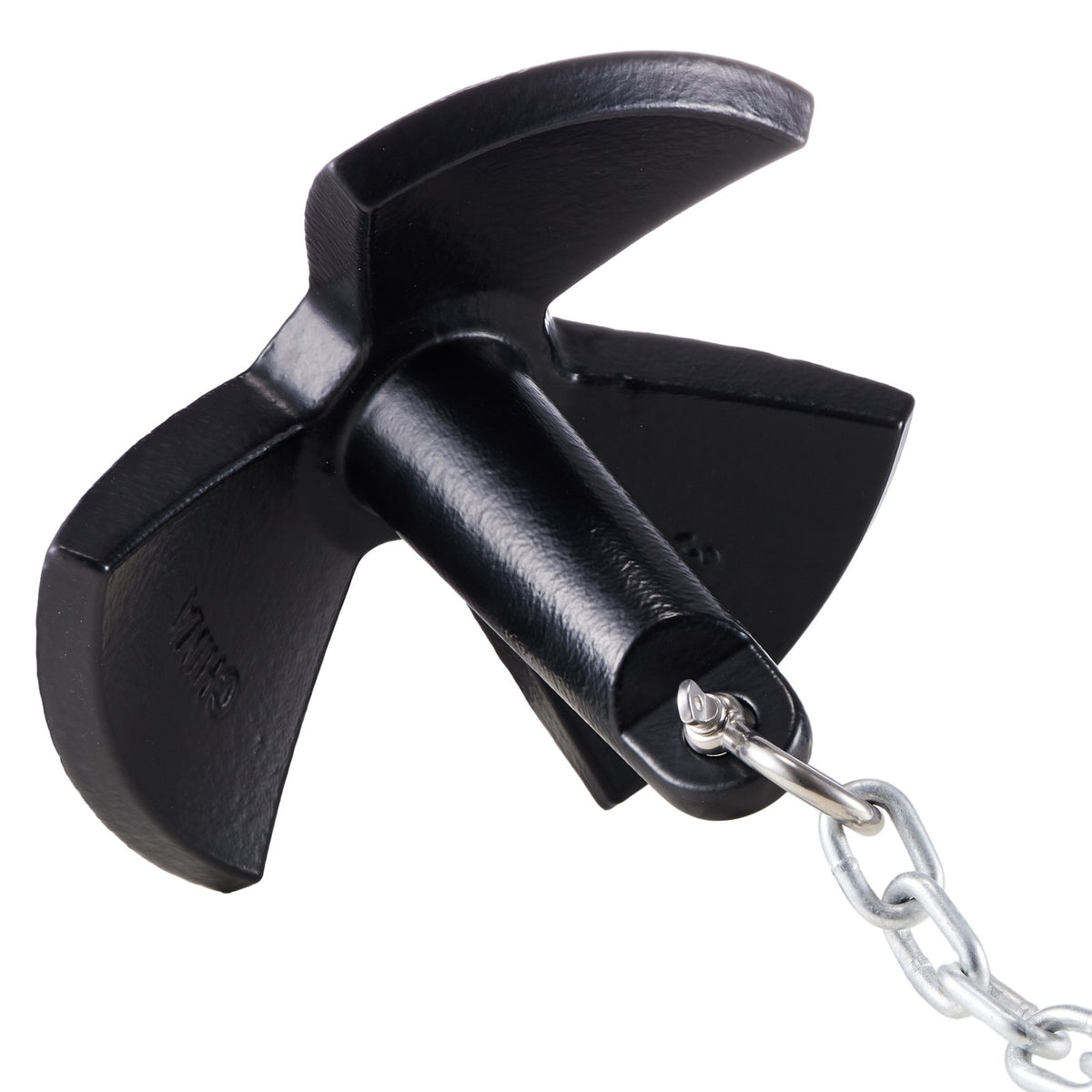 River Anchor, 30 LBS Boat Anchor Cast Iron Black Vinyl-Coated, Marine Grade Mushroom Anchor For Boats Up To 30 Ft, Impressive Holding Power In River And Mud Bottom Lakes — product image 6