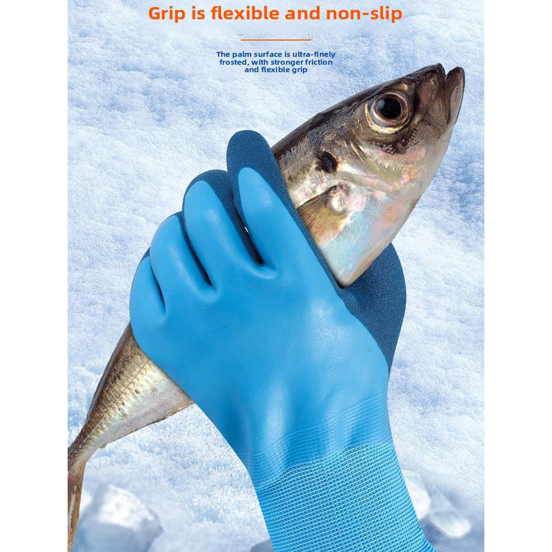 2pcs Winter Warm Gloves Skiing Cold Storage Waterproof Fishing Plush Wear Resistant Winter Thick Anti Freezing Gloves Ski — product image 7