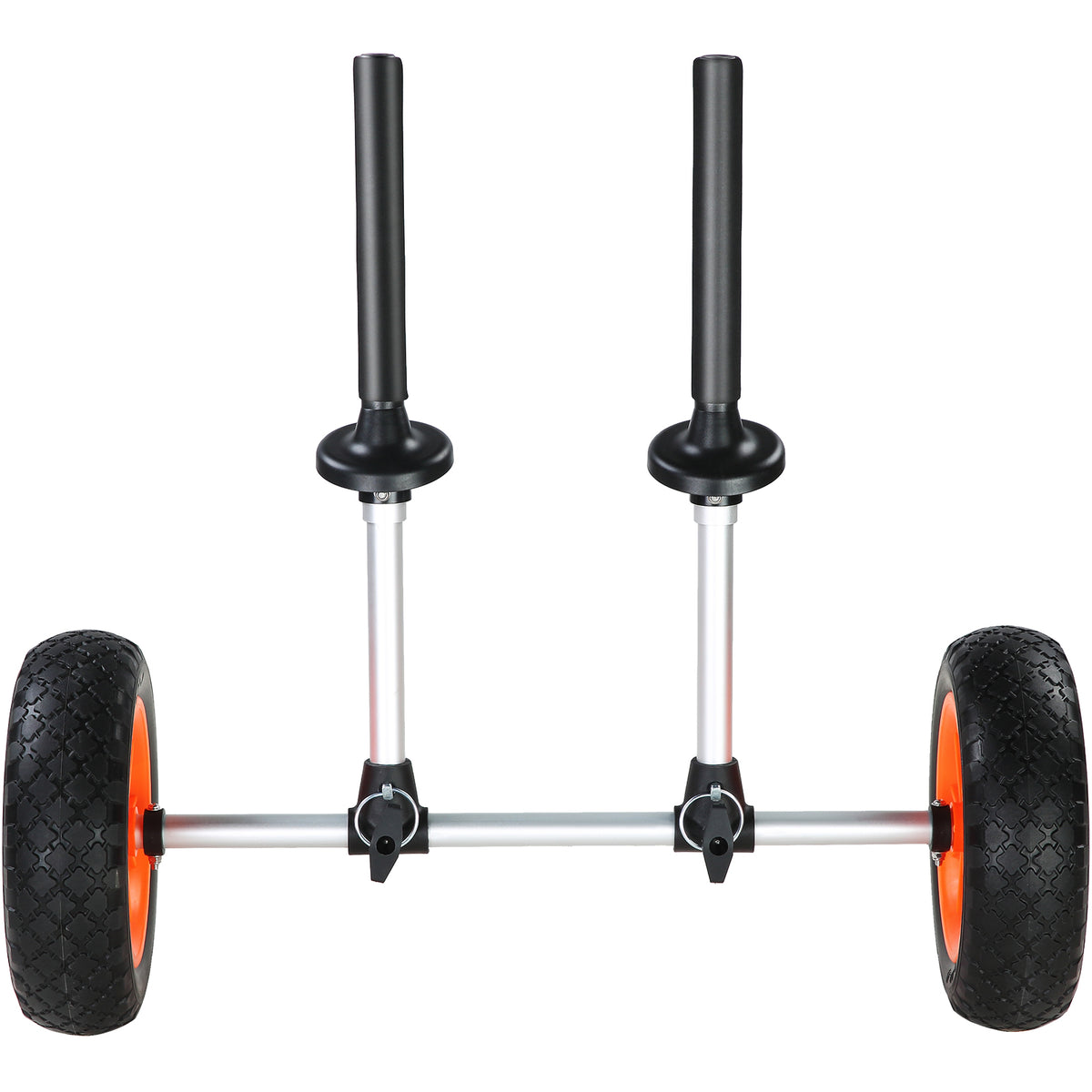 VEVOR Heavy Duty Kayak Cart, 280lbs Load Capacity, Detachable Canoe Trolley Cart With 10'' Solid Tires, Adjustable Width & Top Foam Protection, For Kayaks With Drain Holes Of 2.54cm And Above — product image 14