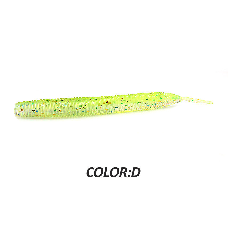 Larva 7.4cm10CM Road Subsoft Bait Monochrome Salt