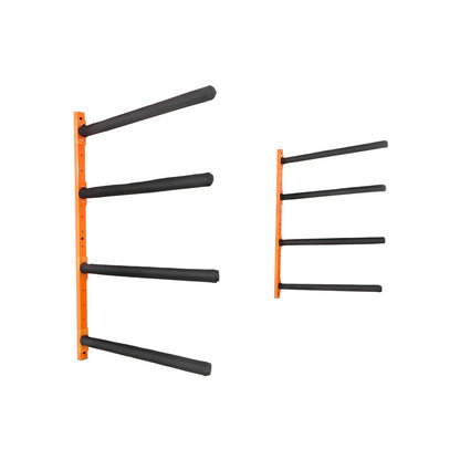 Wall Kayak Storage Rack, 4-Capacity Wall Mounted Kayak Holders For Kayak Canoe Paddle Board, Kayak Storage Hooks With Adjustable Padded Arms, 400 LBS Load Kayak Hanger For Indoor Outdoor Garage — product image 1