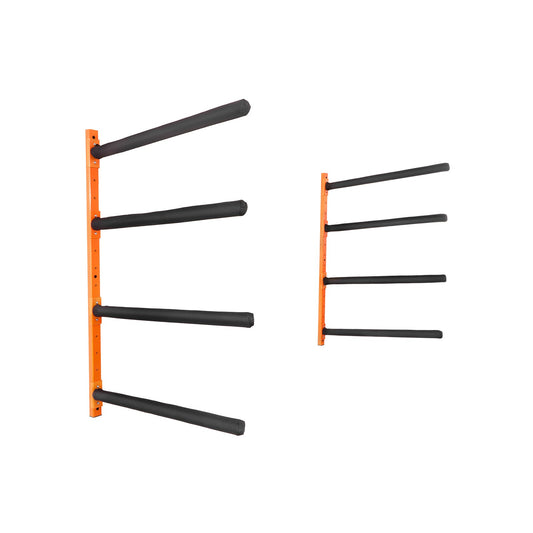 Wall Kayak Storage Rack, 4-Capacity Wall Mounted Kayak Holders For Kayak Canoe Paddle Board, Kayak Storage Hooks With Adjustable Padded Arms, 400 LBS Load Kayak Hanger For Indoor Outdoor Garage — product image 1