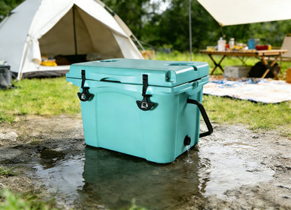 25QT Portable Cooler, Insulated Hard Cooler With Bottle Opener, Cup Holder, Forming Ruler, Travel, Beach, Camping, Fishing — product image 2