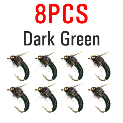 Ice Silk Copper Head Nymph Hook Fly Fishing Hair Hook