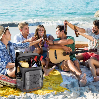 Cooler Backpack 36 Can Leakproof Insulated Cooler Backpack With 25L-6.6Gal For Picnic Camping Beach Hiking Fishing Travel — product image 14