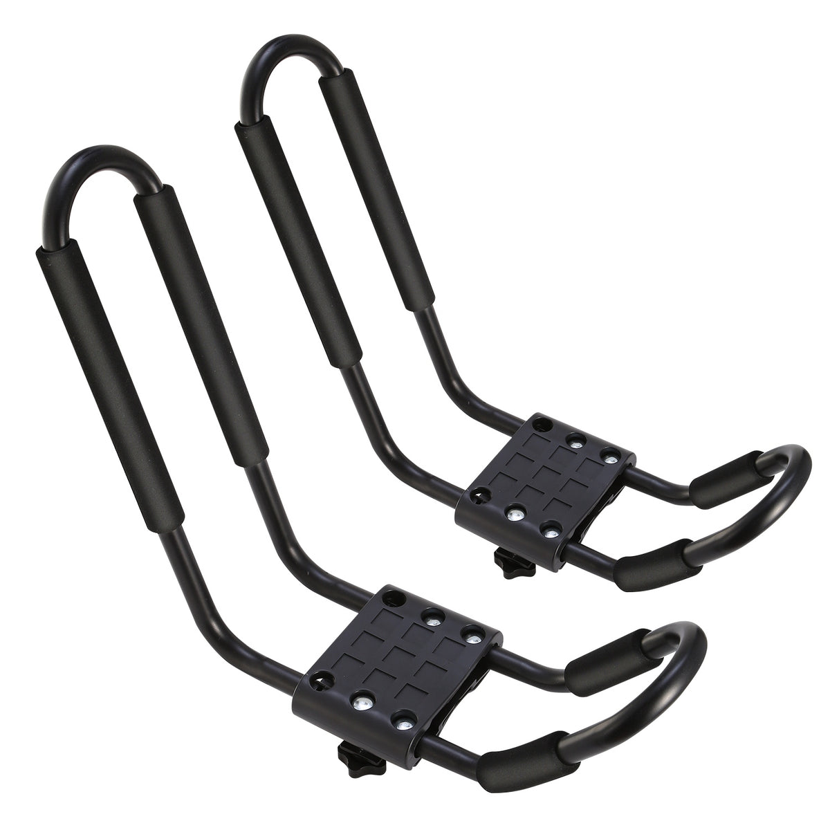 1 Pair Universal J-Bar Kayak Carrier 220LBS Load Heavy Duty Canoe Car Top Mount Carrier Roof Rack With 2Pcs Tie Down Straps — product image 9