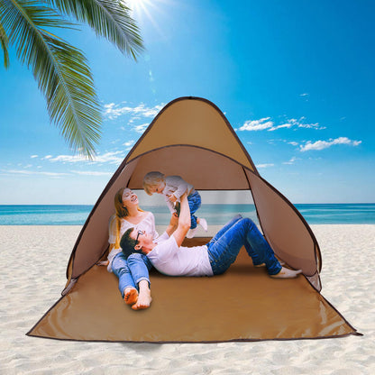 1Pc 2-3Person Beach Tent With Net Window Storage Bag 64.96 X 59.06 X 43.31in Anti-UV Automatic Waterproof For Outdoor Beach Camping Fishing Park Lake — product image 16