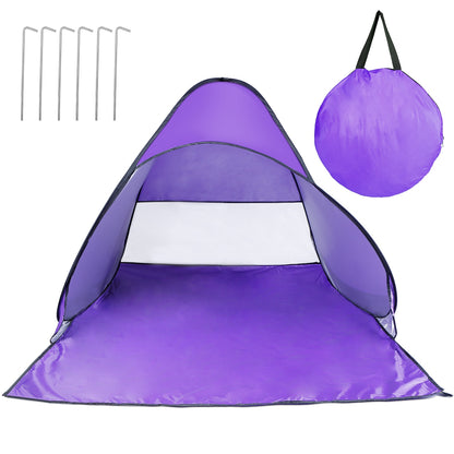 1Pc 2-3Person Beach Tent With Net Window Storage Bag 64.96 X 59.06 X 43.31in Anti-UV Automatic Waterproof For Outdoor Beach Camping Fishing Park Lake — product image 20