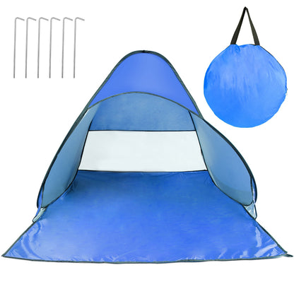 1Pc 2-3Person Beach Tent With Net Window Storage Bag 64.96 X 59.06 X 43.31in Anti-UV Automatic Waterproof For Outdoor Beach Camping Fishing Park Lake — product image 29