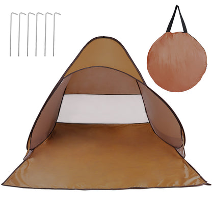 1Pc 2-3Person Beach Tent With Net Window Storage Bag 64.96 X 59.06 X 43.31in Anti-UV Automatic Waterproof For Outdoor Beach Camping Fishing Park Lake — product image 31