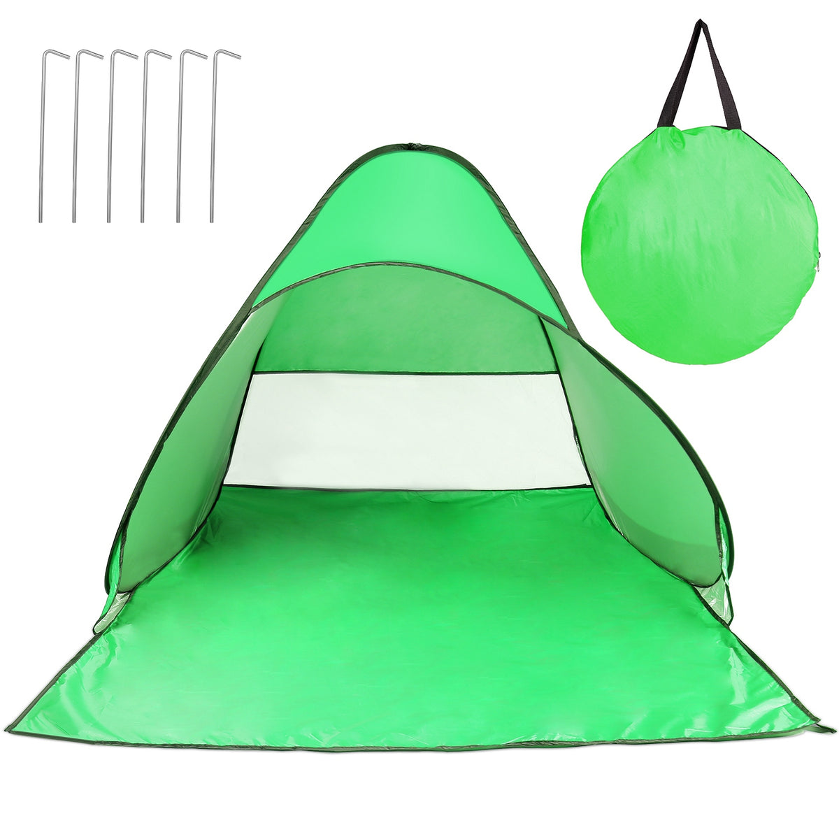 1Pc 2-3Person Beach Tent With Net Window Storage Bag 64.96 X 59.06 X 43.31in Anti-UV Automatic Waterproof For Outdoor Beach Camping Fishing Park Lake — product image 33