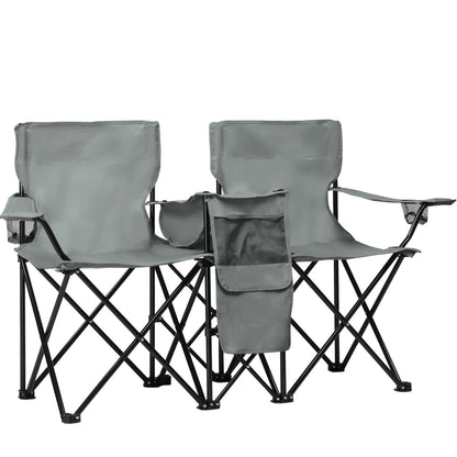59x19.6x31in, Grey, Fishing Chair, Iron Stand, Oxford Cloth 85kg With Parasol — product image 24
