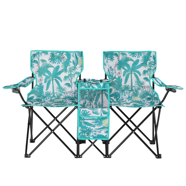Pineapple Pattern Fishing Chair Iron Bracket Oxford Cloth 85kg With Sun Umbrella — product image 21