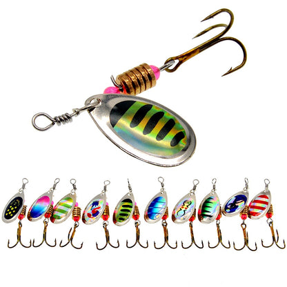 Metallic sequin multicolor bait