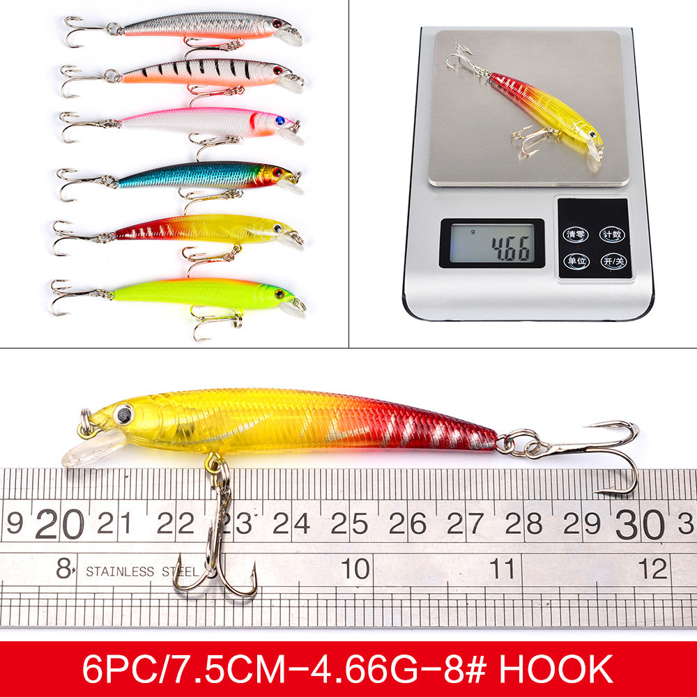 43Piece Fishing Lures Kit Soft Hard Fishing Lures Baits Set With Hooks For Saltwater And Freshwater Fishing Gear Gifts For Men — product image 1