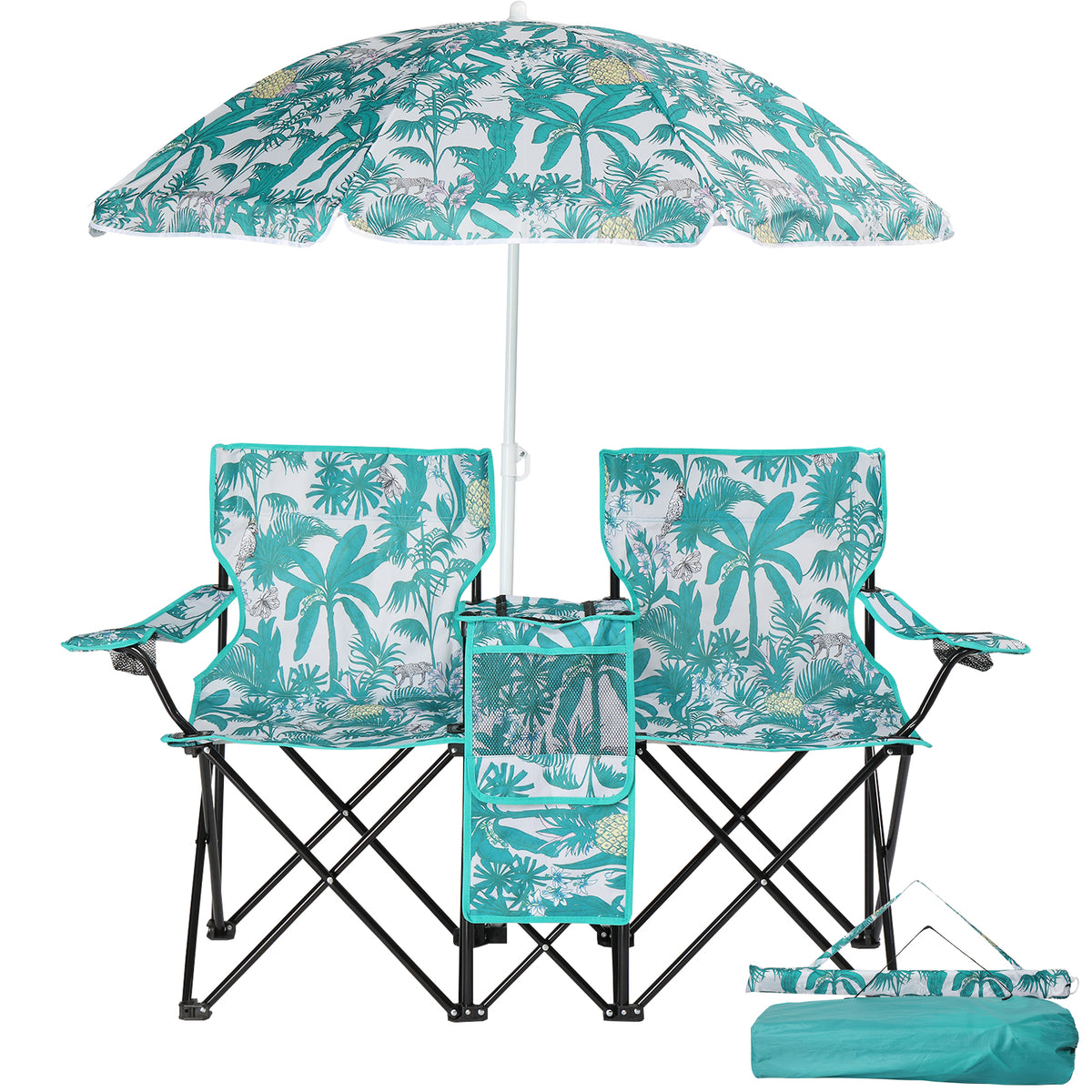 59x19.6x31in Pineapple Pattern Fishing Chair — product image 8