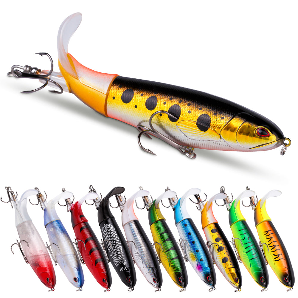 10pcs 1set 13g 10cm Premium Fishing Lure Kit Bass Trout Baits With Propeller Tail Durable Hooks Realistic Action For Freshwater — product image 10