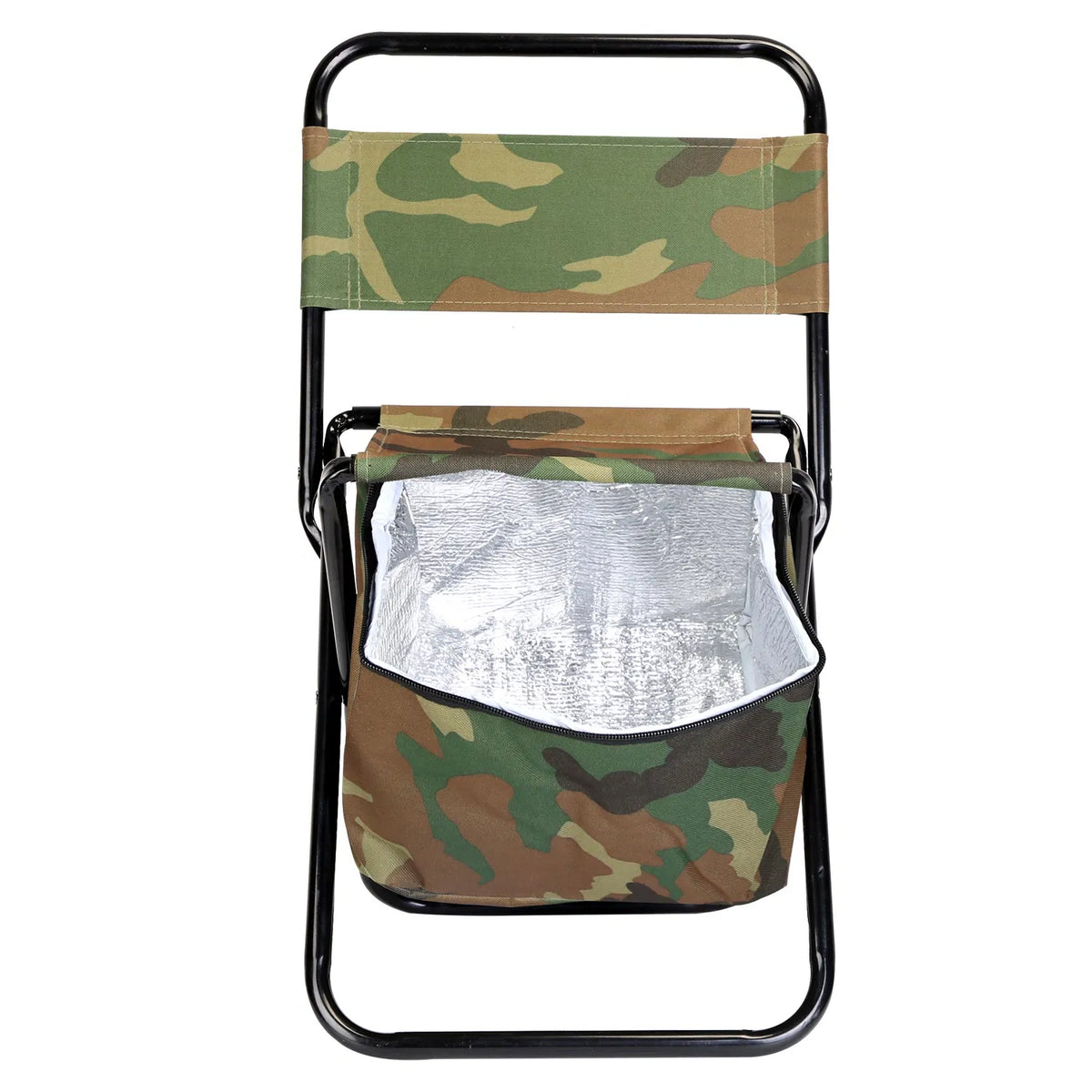 Foldable Fishing Chair With Backrest Built-In Cooler Bag Portable Handle Outdoor Lightweight Fishing Stool For Camping Hiking Hunting — product image 10