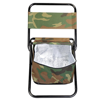 Foldable Fishing Chair With Backrest Built-In Cooler Bag Portable Handle Outdoor Lightweight Fishing Stool For Camping Hiking Hunting — product image 10
