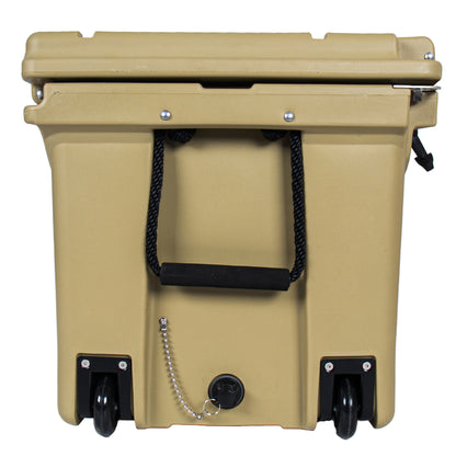 85 Quart Khaki Cooler, Bear-Resistant Rotomolded Ice Chest - Ultra-Tough Insulated Cooler With 6-Day Ice Retention For Camping, Fishing, Job Site & Off-Grid Adventures — product image 10