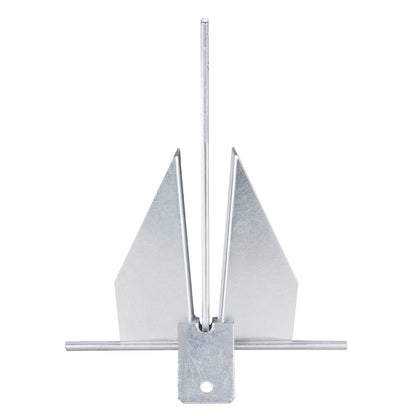 Fluke Style Anchor Kit, 8.5 LBS Hot-Dipped Galvanized Steel Fluke Anchor With 7.9 Chain, 75 Rope And Two 0.4 Shackles, Marine Boat Anchor For Small Vessels Under 18, Seas, Rivers And Shores — product image 15