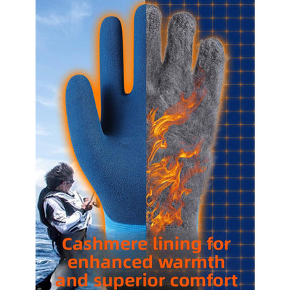 2pcs Winter Warm Gloves Skiing Cold Storage Waterproof Fishing Plush Wear Resistant Winter Thick Anti Freezing Gloves Ski — product image 5