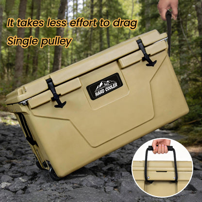 85 Quart Khaki Cooler, Bear-Resistant Rotomolded Ice Chest - Ultra-Tough Insulated Cooler With 6-Day Ice Retention For Camping, Fishing, Job Site & Off-Grid Adventures — product image 3
