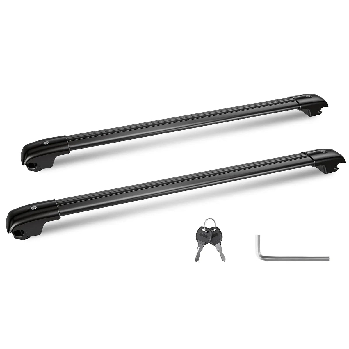 Roof Rack Cross Bars Fit for Ford Bronco Sport 2021-2026 On-Road Off-Road Aluminum Lockable Car Roof Crossbar Set for Factory Raised Side Rails 396LBS Capacity for Luggage Kayak Bike — product image 16