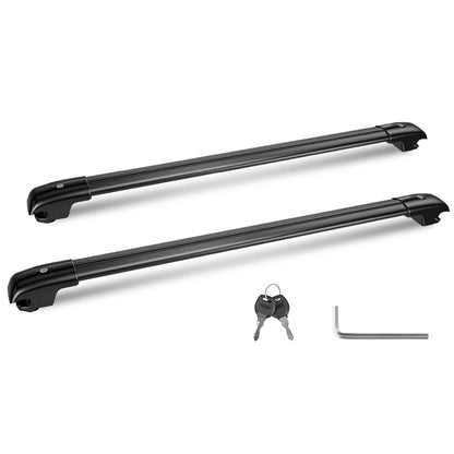 Roof Rack Cross Bars Fit for Ford Bronco Sport 2021-2026 On-Road Off-Road Aluminum Lockable Car Roof Crossbar Set for Factory Raised Side Rails 396LBS Capacity for Luggage Kayak Bike — product image 16
