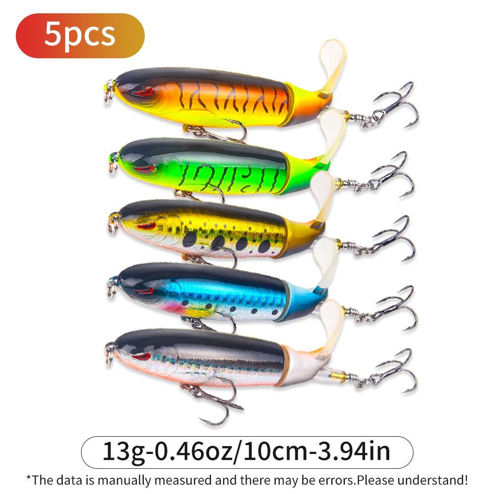5-piece Set 13g 10cm Top Pencil Spinning Tail Hard Bait Freshwater Sea Bass Trout Lure — product image 5