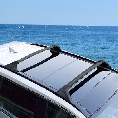 Car Roof Rack Cross Bars Aluminum Alloy Cargo Carrier Rooftop Crossbars Fit For RAV4 2019-2024 With Side Rails For Cargo Carrier Bag Kayak Bike Snowboard — product image 11