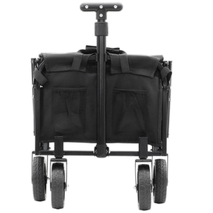 Expandable Dual- Layer Utility Wagon With Extra Space - 225lbs Grocery Cart For Camping Shopping Sports Gardening Fishing Black — product image 14