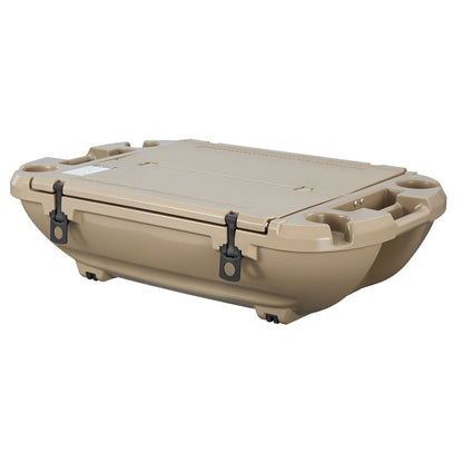 Floating Cooler, 40 QT Floating Ice Chest With Dry Storage & Tow Rope, Premium LLDPE Amphibious Drink Cooler For Water & Land, Cruise Smoothly Stable On Lake, River, Pool, Beach, Kayak, Apricot — product image 6
