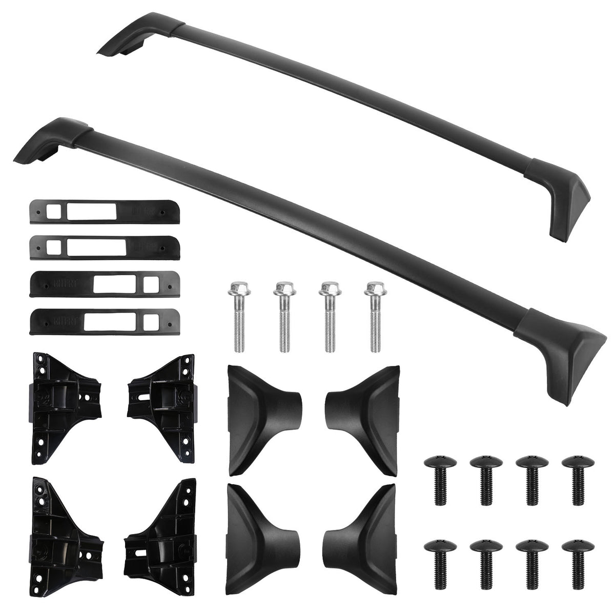 Car Roof Rack Cross Bars Aluminum Alloy Cargo Carrier Rooftop Crossbars Fit For RAV4 2019-2024 With Side Rails For Cargo Carrier Bag Kayak Bike Snowboard — product image 10