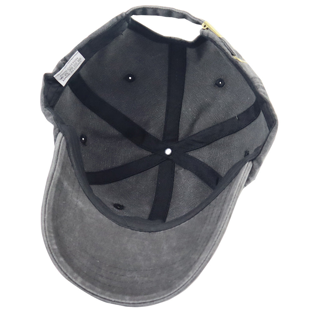 Boat Hair Don't Care Embroidered Baseball Cap, Vintage Washed Distressed Cotton Hat With Ship Wheel Embroidery For Women Boating Fishing Beach — product image 12