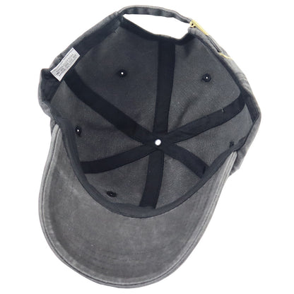 Boat Hair Don't Care Embroidered Baseball Cap, Vintage Washed Distressed Cotton Hat With Ship Wheel Embroidery For Women Boating Fishing Beach — product image 12