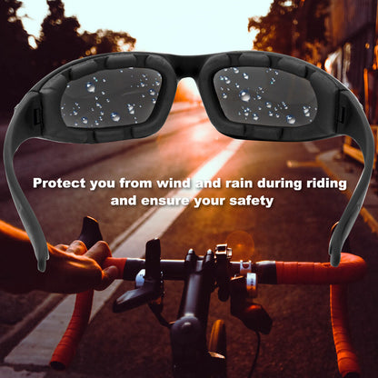 Cycling Sunglasses Chopper Outdoor Sports Glasses For Men Wrap Around UV400 Protection For Fishing Driving Glasses Windproof Gray Lens 3 Pack — product image 11