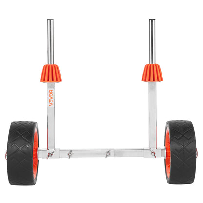 Kayak Cart, 250 Lbs Load Capacity, Canoe Cart Dolly With 7.5-inch Solid Rubber Tires & Kickstand, Assembles & Disassembles Within Seconds, Paddle Board Trolley For Kayaks, Canoes, Paddleboards — product image 1