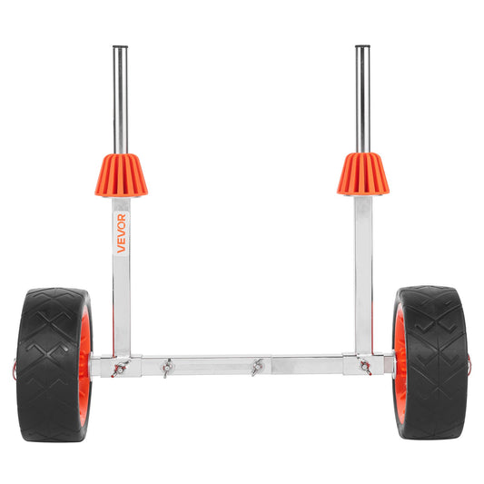 Kayak Cart, 250 Lbs Load Capacity, Canoe Cart Dolly With 7.5-inch Solid Rubber Tires & Kickstand, Assembles & Disassembles Within Seconds, Paddle Board Trolley For Kayaks, Canoes, Paddleboards — product image 1