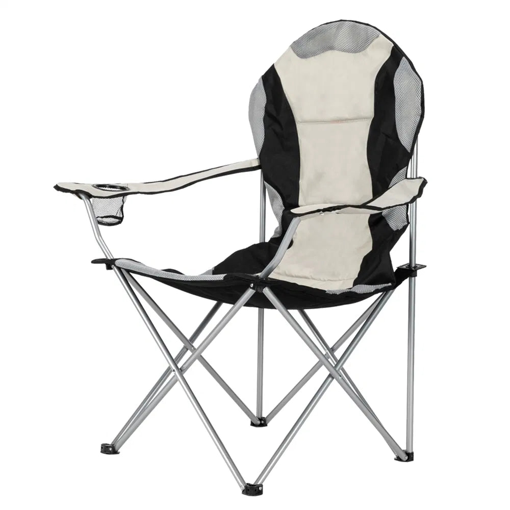 Medium Camping Chair Fishing Chair Folding Chair Black Gray — product image 21