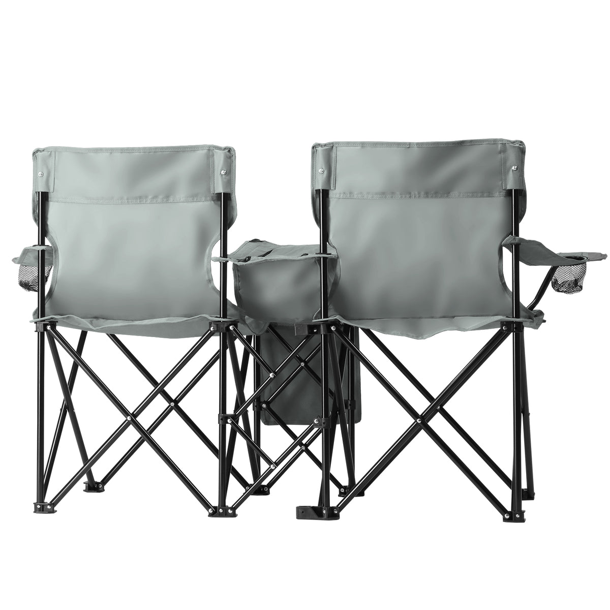 59x19.6x31in, Grey, Fishing Chair, Iron Stand, Oxford Cloth 85kg With Parasol — product image 10