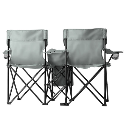 59x19.6x31in, Grey, Fishing Chair, Iron Stand, Oxford Cloth 85kg With Parasol — product image 10