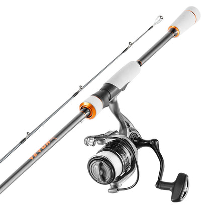 Rod And Fishing Reel Combo, IM7 Carbon Fiber Spinning Rod And Reel Combo, Bass Fishing Pole With 7 Ft Two-Piece Rods, 7+1 Ball Bearings, EVA Handle, Stainless Steel Guides With Ceramic Rings — product image 1