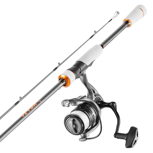 Rod And Fishing Reel Combo, IM7 Carbon Fiber Spinning Rod And Reel Combo, Bass Fishing Pole With 7 Ft Two-Piece Rods, 7+1 Ball Bearings, EVA Handle, Stainless Steel Guides With Ceramic Rings — product image 1