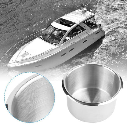 Universal Stainless Steel Cup Drink Holders for Car Boat Truck Marine Camper RV — product image 4