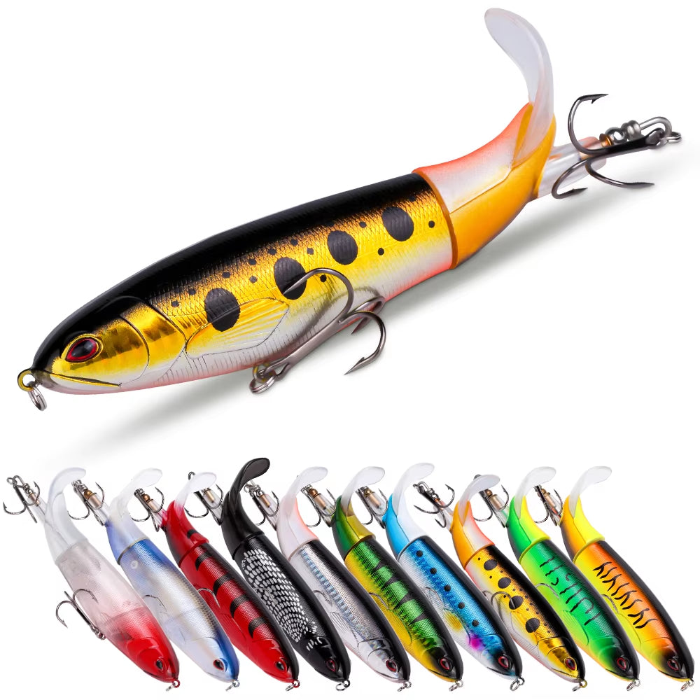 20pcs 1set 13g 35g Topwater Fishing Lures Set Of 20 Popper Bait With 3D Eyes ABS Plastic Hard Baits For Bass Pike — product image 6