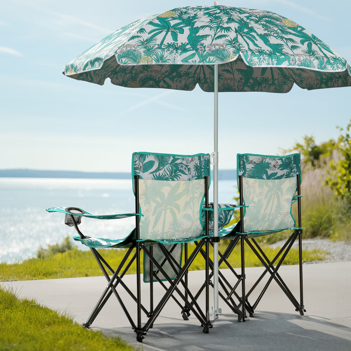 59x19.6x31in Pineapple Pattern Fishing Chair — product image 18