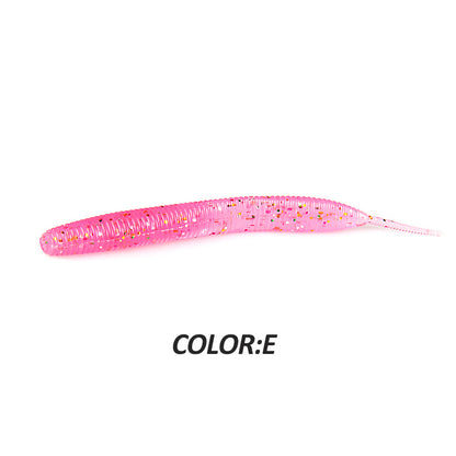 Larva 7.4cm10CM Road Subsoft Bait Monochrome Salt